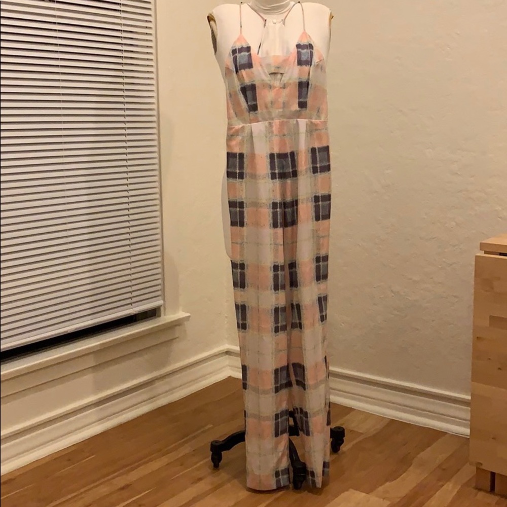 Plaid Summer Jumpsuit